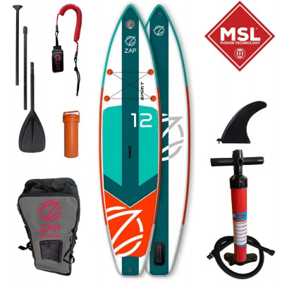 SUP / сап доска ZAP SPIRIT 12 (365*82*15см.) SUP / сап доска ZAP SPIRIT 12 (365*82*15см.)