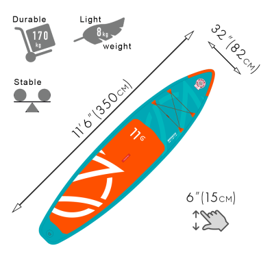 SUP / сап доска ZAP BREEZE 11'6 (350*82*15) SUP / сап доска ZAP BREEZE 11'6 (350*82*15)